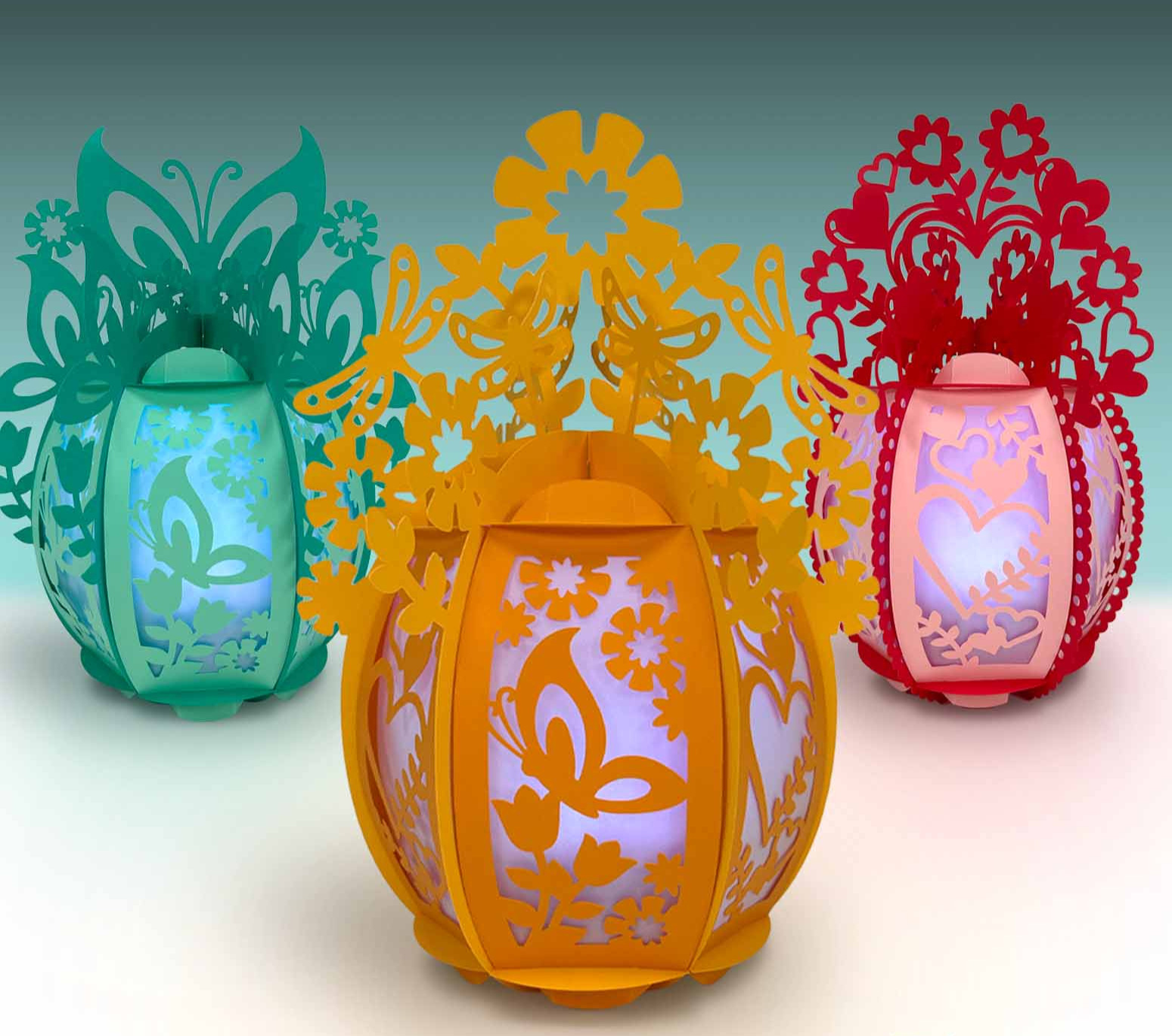 Ornate Geometric Lanterns
